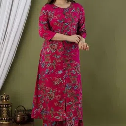 monikacreation fashion Women Printed Viscose Rayon A-line Kurta-picture-30