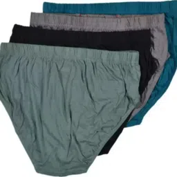 vip Pack of 4 Solid Men Brief image 2