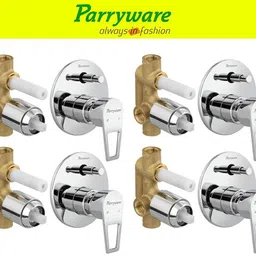 parryware Espirion concealed Diverter Body with Concealed Upper Part set of 4 pic 070 Faucet Set-picture-15