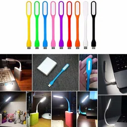SANDYTEK Combo of 4 Flexible Portable Bendable Lamp USB LED Light Combo of 4 Flexible Portable Bendable Lamp USB LED Light Led Light image 2