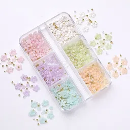 she pro 6 Grids/1 Box DIY Nails Accessories UV Color Change-picture-28