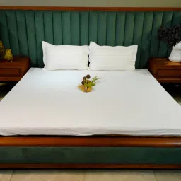 aetherea world White 300TC 100% Cotton Solid Bed Sheet Collection by Aethrea World-picture-19