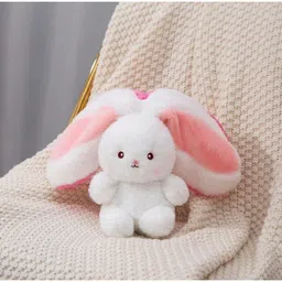bitsu bobsu Trending Cute Soft Bunny - Strawberry Bunny Plush Toy - 32 cm image 5