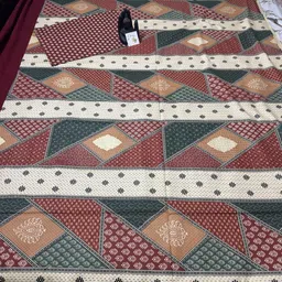 theyellowyarn Cotton King Flat 380 TC Jaipuri Prints Bedsheet image 2