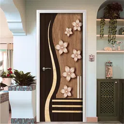 bpdesignsolution 76.2 cm Rubi Design Door Sticker Wallpaper Self Adhesive Sticker-picture-10