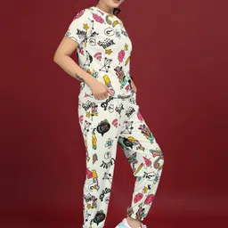 jk creation Printed Women Track Suit image 4