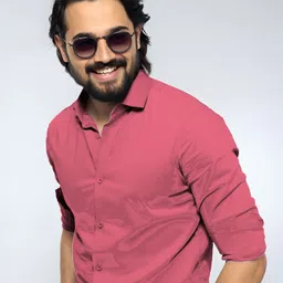 jumi enterprise Men Cotton Blend Shirt Pant Set image 2