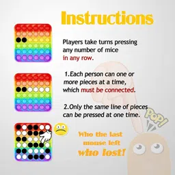 banke ji Pop it Combo 4 Pcs PopToy Set Popet for stress relief Bubble Sensory Fidget toy image 5