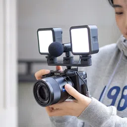 MILLETS PT-23 Triple Hot Shoe Mount DSLR Plate Microphone LED Video Light Stand Gimbals Custom Flash Bracket image 4