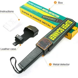 SSD Metel Detector Super Scaner | Security Guard Checking Tool Portable Device Beat Frequency Oscillation Metal Detector image 4