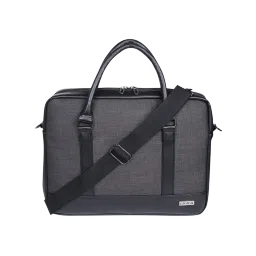 Croma Classic Polyester Laptop Sling Bag for 15.6 Inch Laptop (Water Resistant, Black)-picture-15
