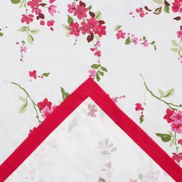 texstylers Cotton 4 Seater Floral Table Cover image 2