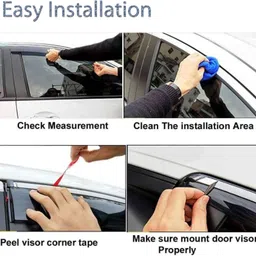 tcstore Non-convertibles Front, Rear Wind Deflector image 2