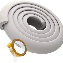 syga Baby Safety Grey Strip Furniture Edge Guard Cushion Corner Cover 2 meter 6.5 feet tape Infant Bump Protector-picture-1