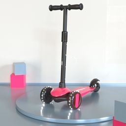 baybee Kids Skate Scooter for Kids |3 Wheel Folding Kick Kids Scooter| Baby Runner Scooter for kids|Kids Skate Scooter Runner for Kids- Smart Skate Scooter| Kids Scooter Pink-picture-16