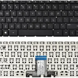 SOLUTIONS-365 COMPATIBLE HP 14CD WITHOUT BACKLIT BLACK US Internal Laptop-size Laptop Keyboard Compatible with Desktop, Laptop, Mac-image-12