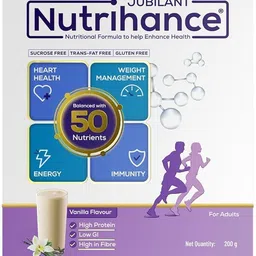 jubilant nutrihance Nutritional Formula help Enhance Health,200gm x Pack of 4 Nutrition Drink image 2