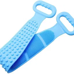 amazing star fashion Dual Sided Back Scrubber Double Chopping Belt Scrubber Washer Bath Cleaning Tool-picture-14
