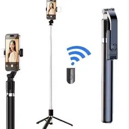 Nextronomy R1L Dual Mode Selfie Stick Tripod Combo for Travel, Vlogging and Video Recording Tripod image 1