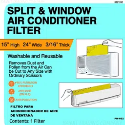 votlas Polly Carbon Air Filter for AC ( Wash and Reuse ) Air Cleaning Air Filter Air Purifier Filter image 2