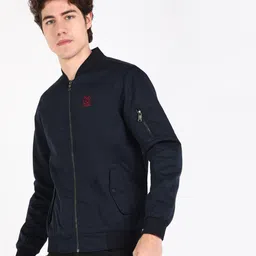 provogue Men Solid Bomber Jacket-picture-20
