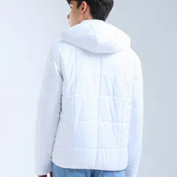 flying machine Men Printed Puffer Jacket image 2