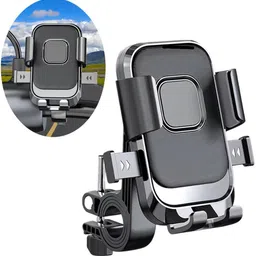 somefly adjustable anti shake cycle & bike mobile stand for all mobile waterproof Bike Mobile Holder image 1