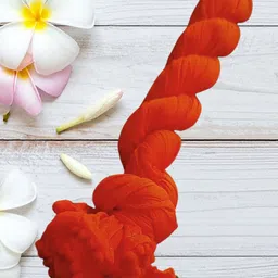 Chiffon Solid Orange Women Dupatta-image-4