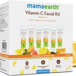 mamaearth Facial Kit with Vitamin C & Turmeric for Skin Illumination 60 g image 2