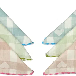 Johnnie Boy handkerchief for Women, Girls, Ladies, Kids Towel Soft cute heart design ["Multicolor"] Handkerchief-image-82