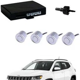 ayw 4 White Parking Sensors With LED Display Which Increased Safety of Passengers/Car One Alarm Kit For Jeep Parking Sensor image 1