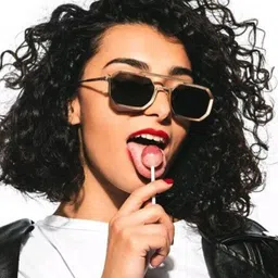 rich club UV Protection Retro Square Sunglasses (54) image 5