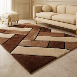 vikclique Multicolor Polyester Carpet image 2