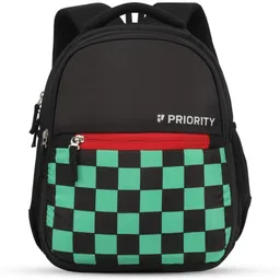 priority Small 20 L Backpack 14 Inch Minion 003 Black Colorblock School image 1