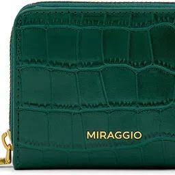 Women Green Artificial Leather Wallet-image-39