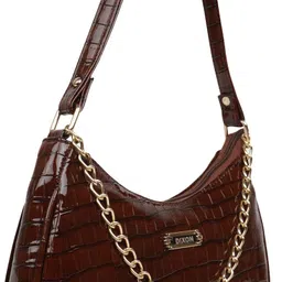 dixon Brown Women Sling Bag Classic Elegant Fancy Chic Chac Stylish Chain Shoulder Slingbag For Women-picture-17