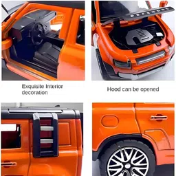 kavana Exclusive Alloy Metal Pullback Toy with Openable Doors and Back for Kids image 4