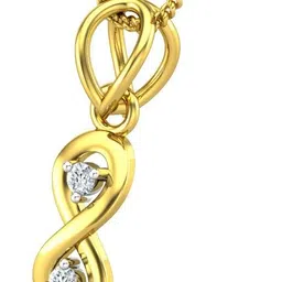 JEWEL HUB JPT2033 18kt Diamond Yellow Gold Pendant-picture-34