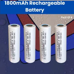 sacro Rechargeable 1800Mah Lithium-Ion For Light Speaker Pack of 4Q441 Battery-picture-30