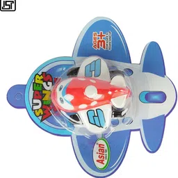asian Aeroplane- Unbreakable Pull Back Vehicles| Push and Go Toy for Kids image 2