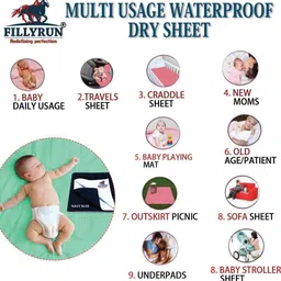 sbts Cotton Baby Bed Protecting Mat image 3