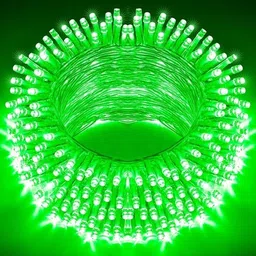 mprow 40 LEDs 11 m Green Steady Bulb Rice Lights image 1