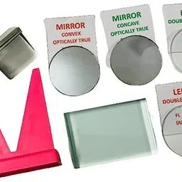 wkm 7 Piece Set - Different Lens, Prism, Glass Slab with Mirror Stand image 2
