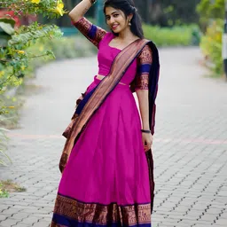 cp textile Embroidered Semi Stitched Lehenga Choli image 4