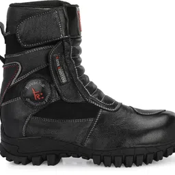 kavacha Classic Bike riding /Motorcycle boot/ biker boots ,with steel toe Boots For Men image 3