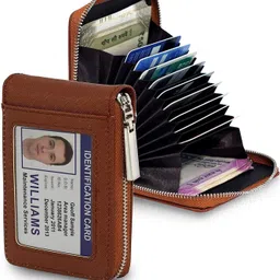 jihaan Men & Women Casual, Ethnic, Travel Brown Genuine Leather Card Holder-picture-25