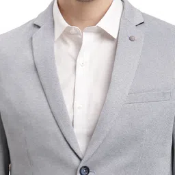 turtle Men Self Design Single Breasted Party Blazer image 5