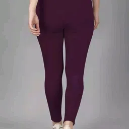 asjeggins Solid Women Maroon Tights image 2