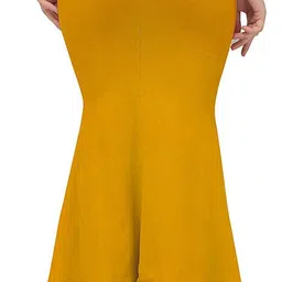 ALYNE BEIGE-COMBO-FISHCUT-MUSTARD-BEIGE Lycra Blend Petticoat image 2