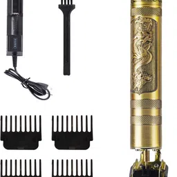 NKKL Professional T99 Golden trimmer clipper shaver Beard Hair Trimmer N332 Fully Waterproof Grooming Kit 12000 min Runtime 8 Length Settings-picture-29